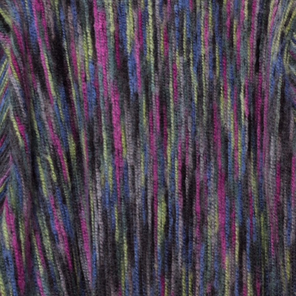 Habitat Multicolor Boho Striped Women's Blazer yarn jacket rainbow size XL - Picture 7 of 8